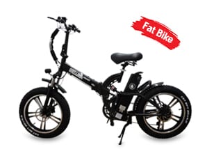 אופניים חשמליים עם גלגלי בלון - אופניים חשמליים עם גלגלים עבים - אופניים חשמליים גורילה 48V