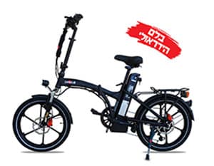 אופנייים חשמליים דגם סמוראי בצבע שחור